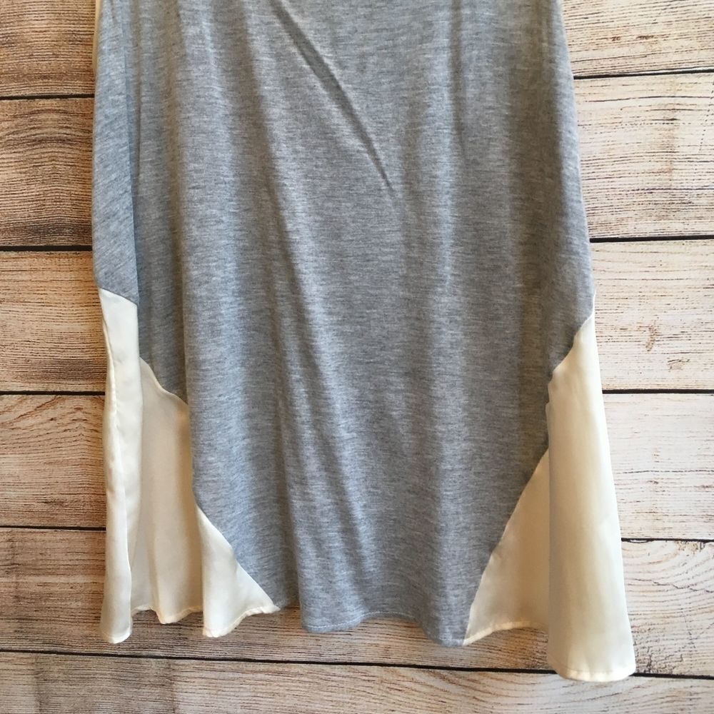 PLEIONE TANK TOP IN GRAY AND CREAM - Picture 2 of 5